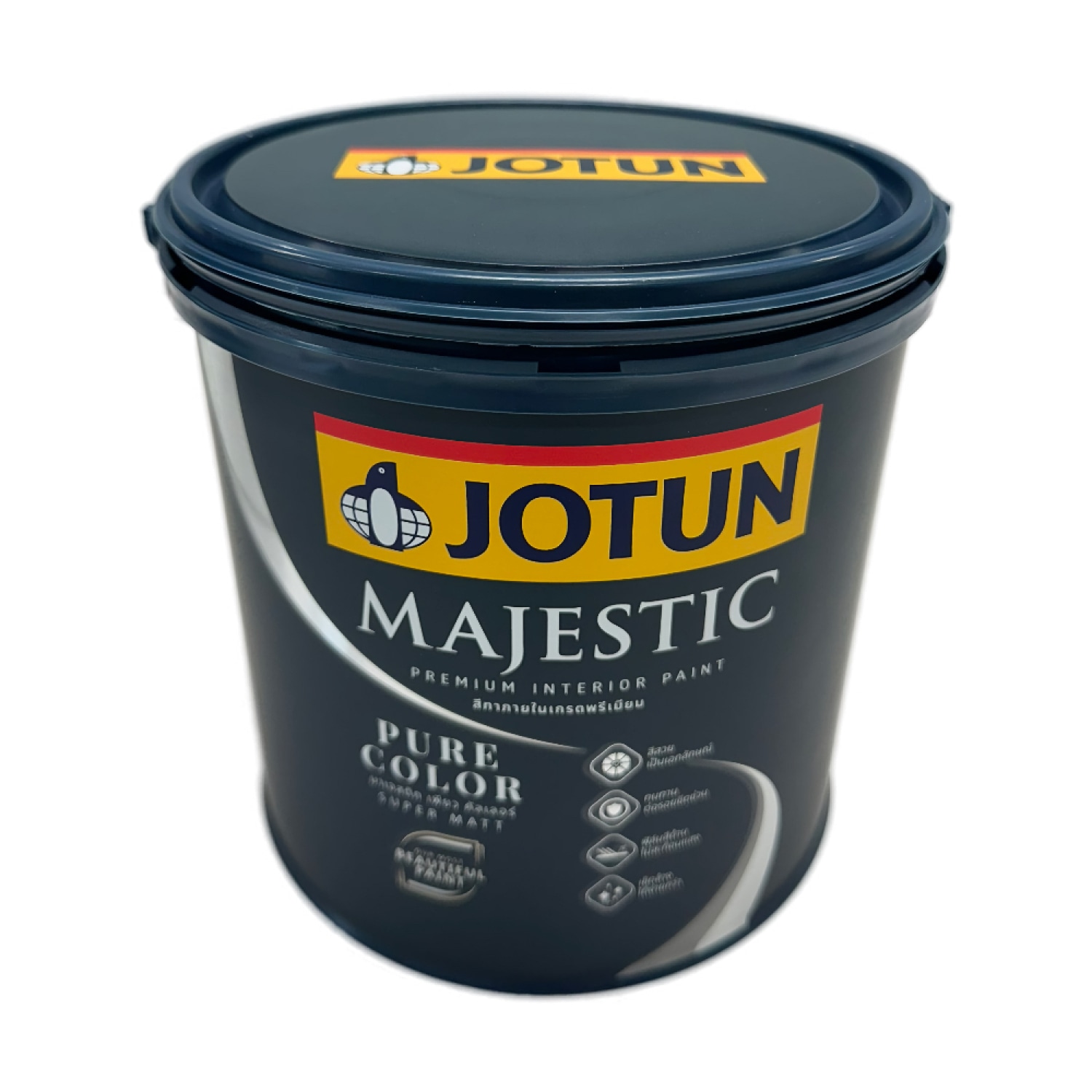 Jotun สีน้ำภายใน มาเจสติก เพียว คัลเลอร์ ด้าน 3.6 ลิตร เบส B