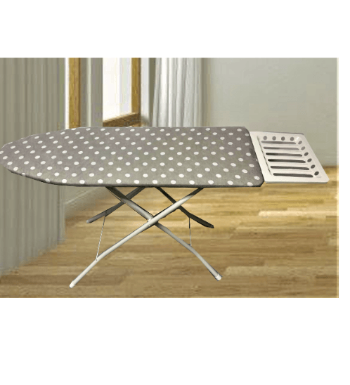 SAKU โต๊ะรีดผ้ายืนรีด ปรับ 6ระดับ ขนาด 35x123x80ซม. รุ่นจัมโบ้