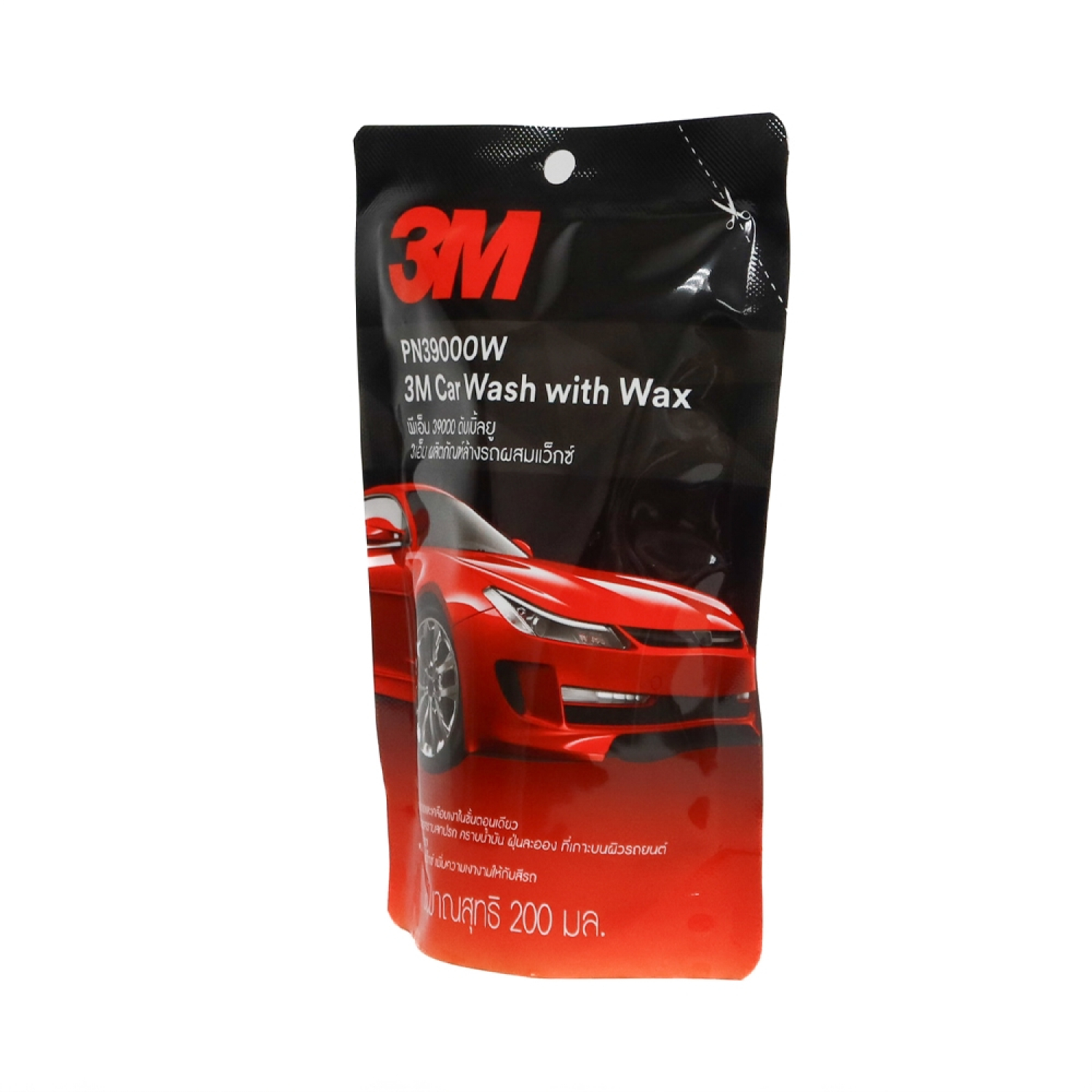 3M แชมพูล้างรถผสมแว๊กซ์ PN39000W ขนาด 200 มิลลิลิตร