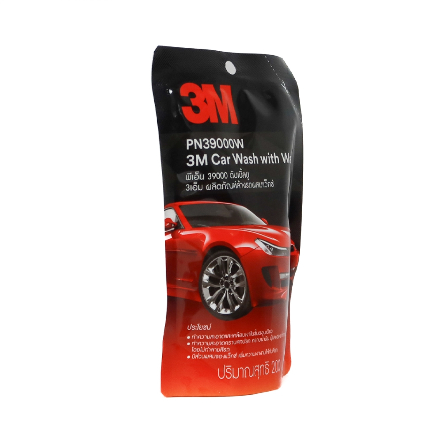 3M แชมพูล้างรถผสมแว๊กซ์ PN39000W ขนาด 200 มิลลิลิตร