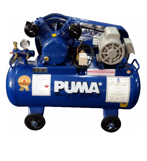 PUMA ปั๊มลมสายพานพร้อมมอเตอร์ 1 HP ขนาด 92 ลิตร รุ่น PP21-WM