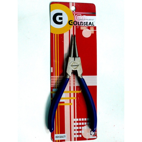 GOLDSEAL คีมถ่างแหวนชุบ ปากตรง 6นิ้ว