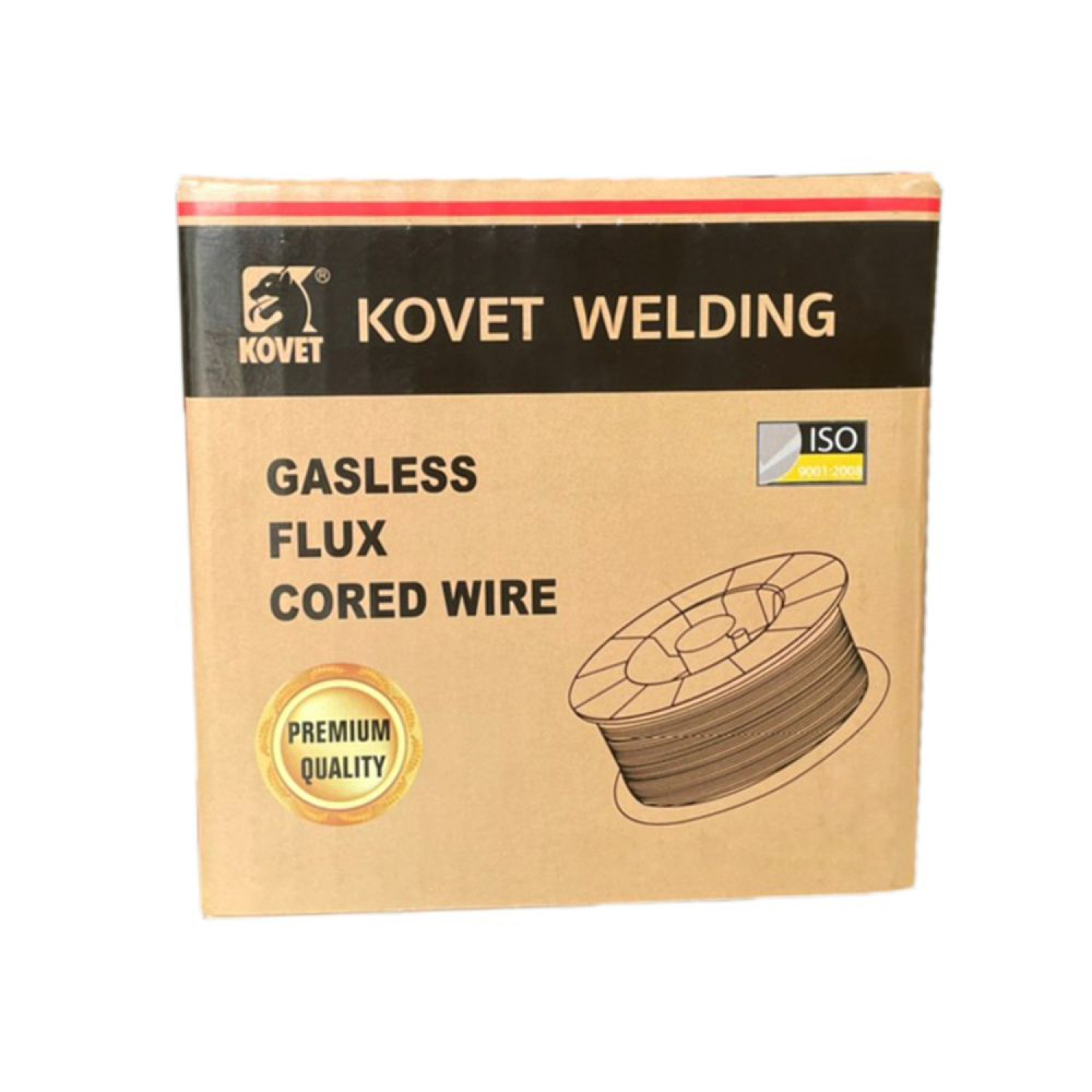 KOVET ลวดเชื่อมเหล็กเหนียว ฟลักซ์คอร์ไวร์ ขนาด 0.8mmx5 KG รุ่น E71T-GS