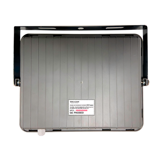 RACER โคมฟลัดไลท์โซลาร์เซลล์ LED 200W IP65 3000K รุ่นอินฟินิต แสงวอร์มไวท์