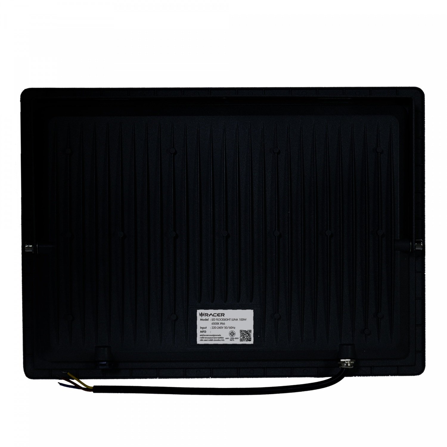 RACER โคมแอลอีดี ฟลัดไลท์ รุ่น ลูน่า 100วัตต์ แสงขาว IP66