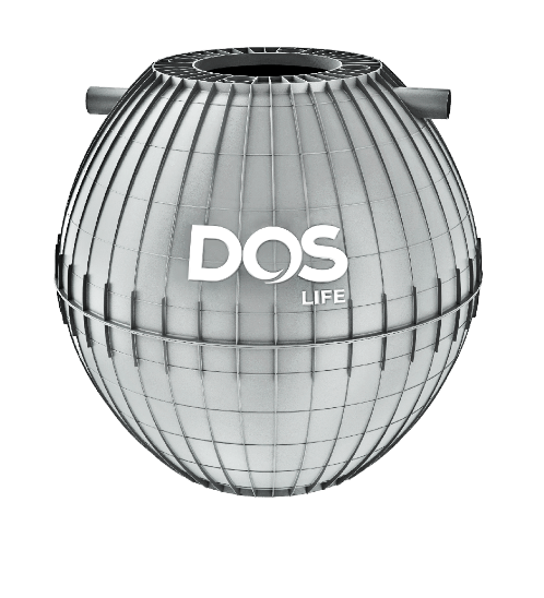 DOS ถังบำบัดน้ำเสีย ขนาด 1600L รุ่น Ultra สี Space Gray