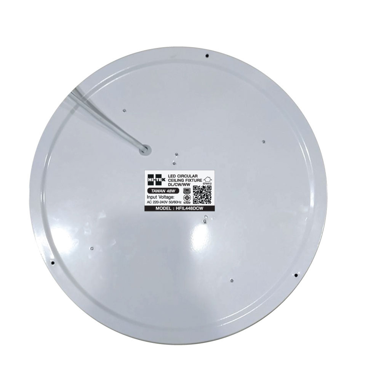 HI-TEK ชุดโคม LED เพดานกลม 48W รุ่น ตะวัน เปลี่ยน 3 แสง