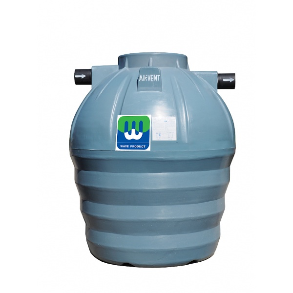 WAVE ถังบำบัดน้ำเสียชนิดรวมเติมอากาศ ขนาด 800L รุ่น WPSF สีฟ้า
