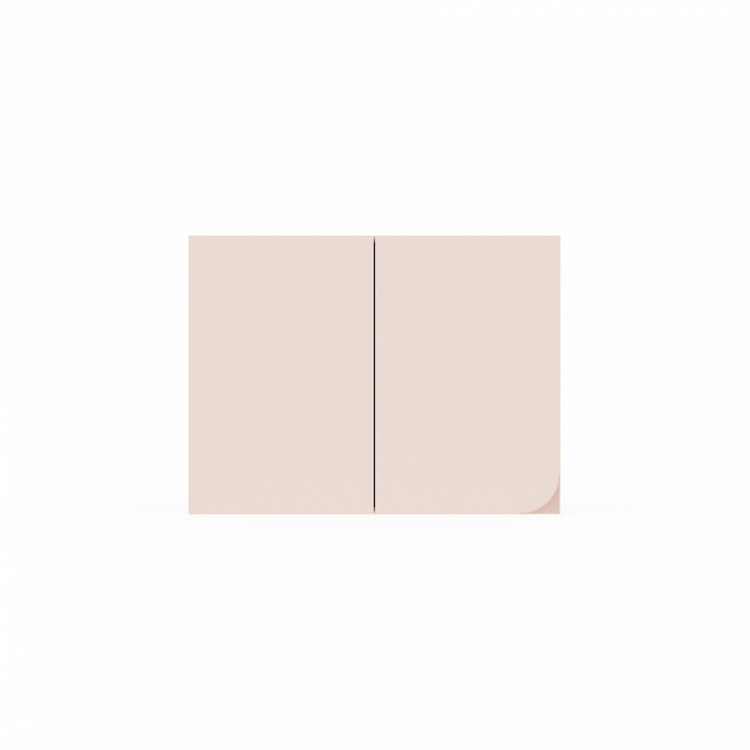 KITZCHO ตู้แขวนเข้ามุมขวาบานทึบตรง6080 KENCURWCF6080RBL สีบลอสซั่ม