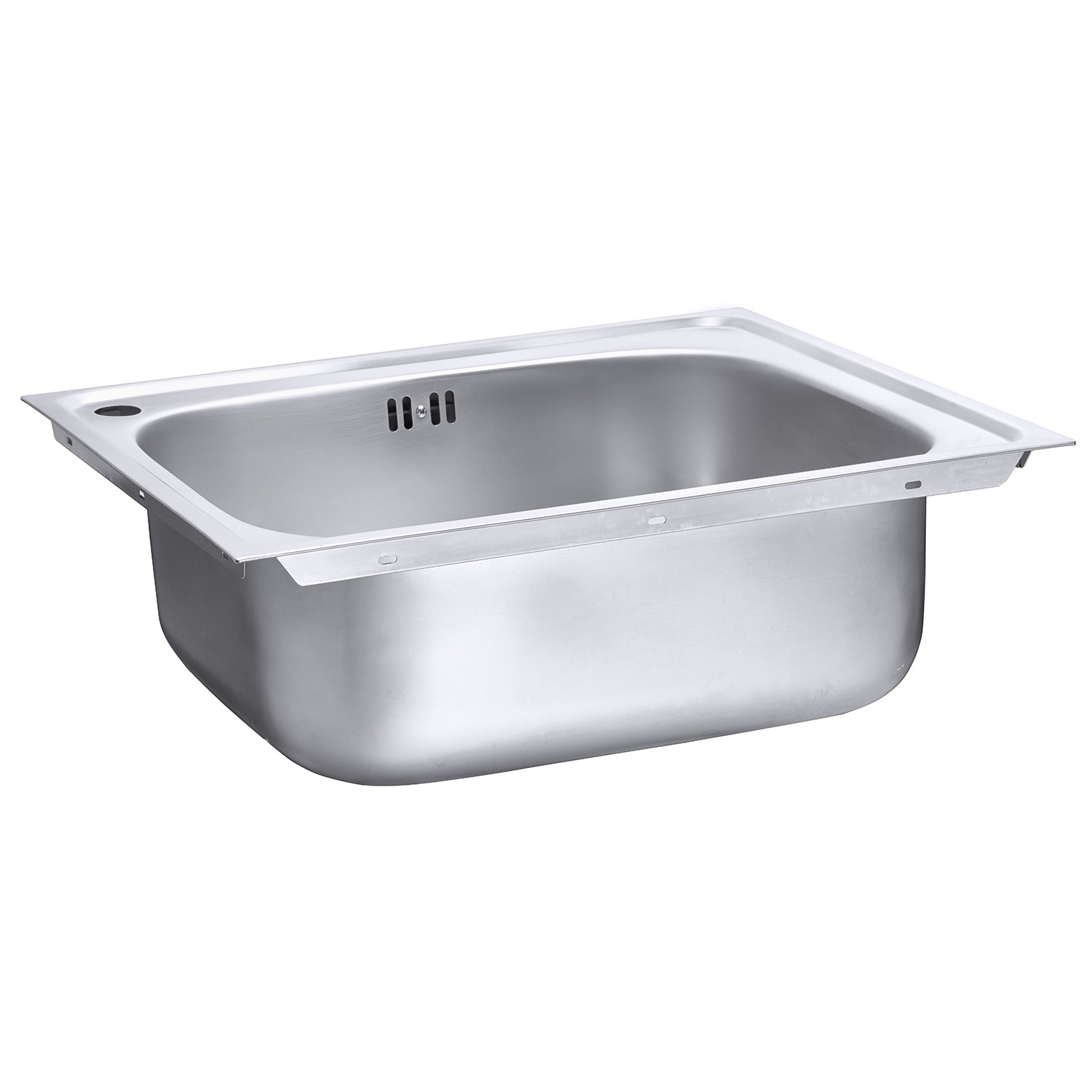 MEX MESTER อ่างล้างจาน 1 หลุม ไม่มีที่พัก รุ่น DSX48-NC ขนาด 48x43.5 ซม.สีสเตนเลส