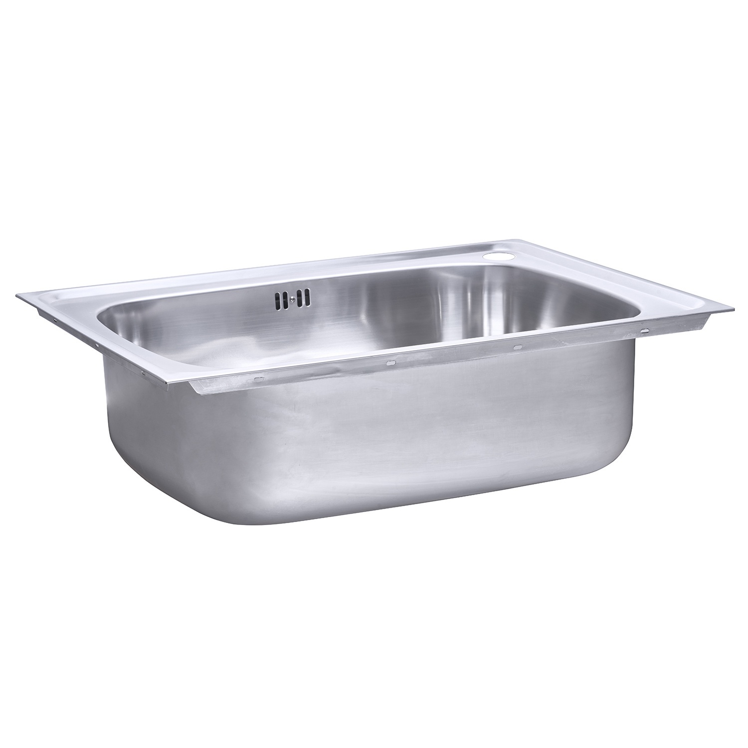 MEX MESTER  อ่างล้างจาน 1 หลุม ไม่มีที่พัก รุ่น DSX65 ขนาด 65x48 ซม. สีสเตนเลส
