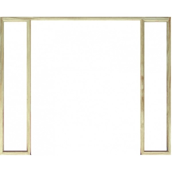 WINDOORS วงกบประตู Com 7 เรดวูด 140x200 2x4