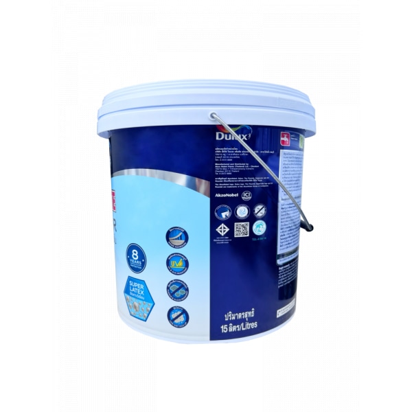 Dulux ซูเปอร์โคท ภายนอก ด้าน 15L #511 สีขาวพิเศษ New