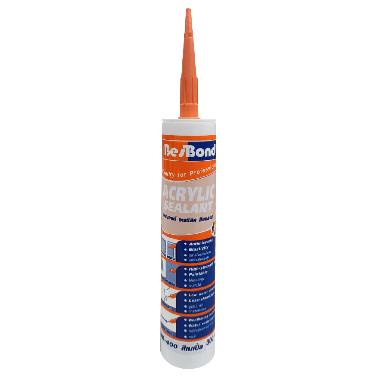 BESBOND อะคริลิค ซีลแลนท์ 300 ml. สีเมเปิ้ล