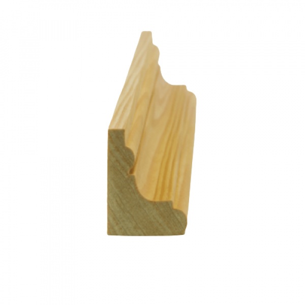 คิ้วตกแต่ง-ไม้สักM.0605(ตุ่ม) 1"x 1.1/2"x7 ฟุต