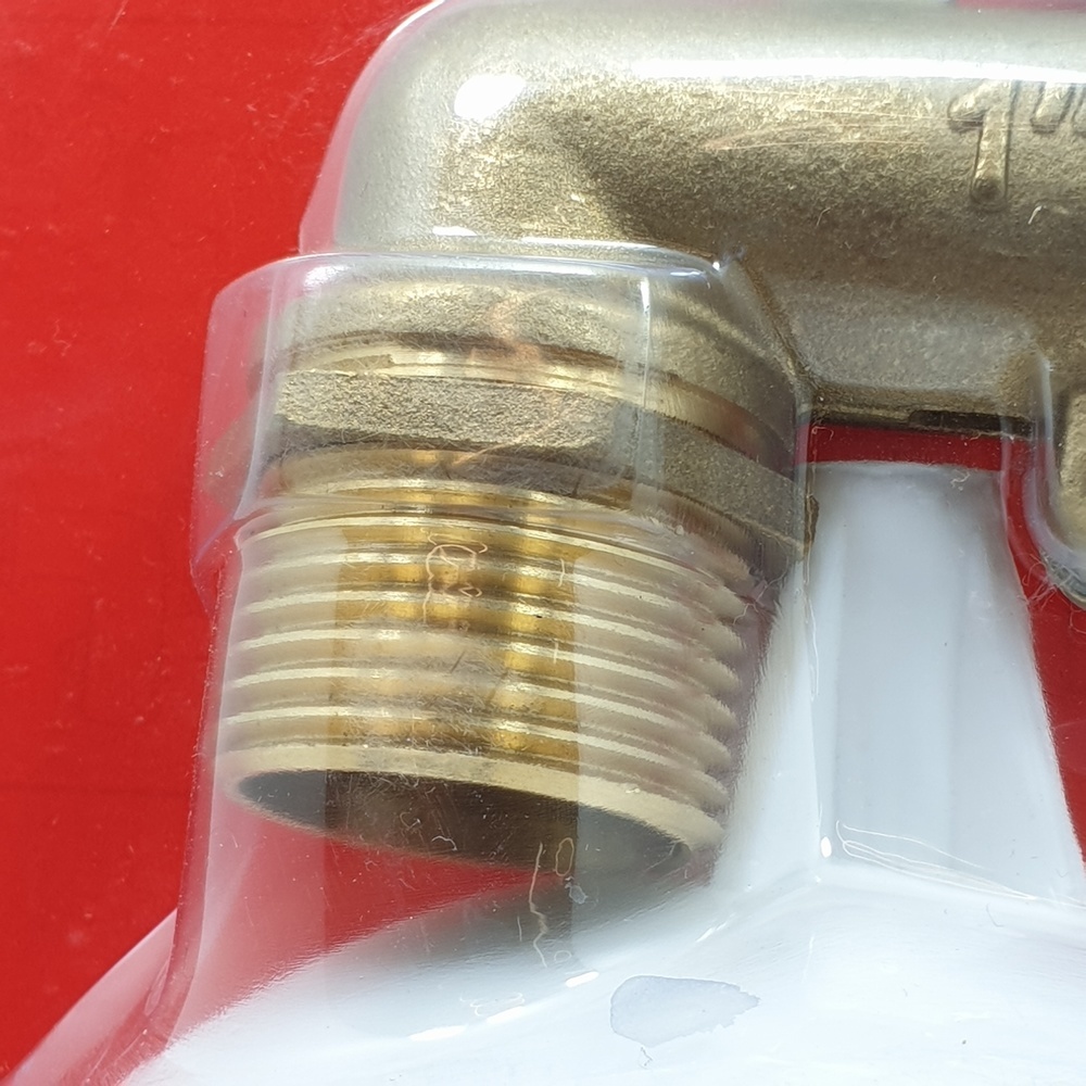 VAVO ลูกลอยแท้งค์น้ำ ก้านทองเหลือง 1" สีขาว