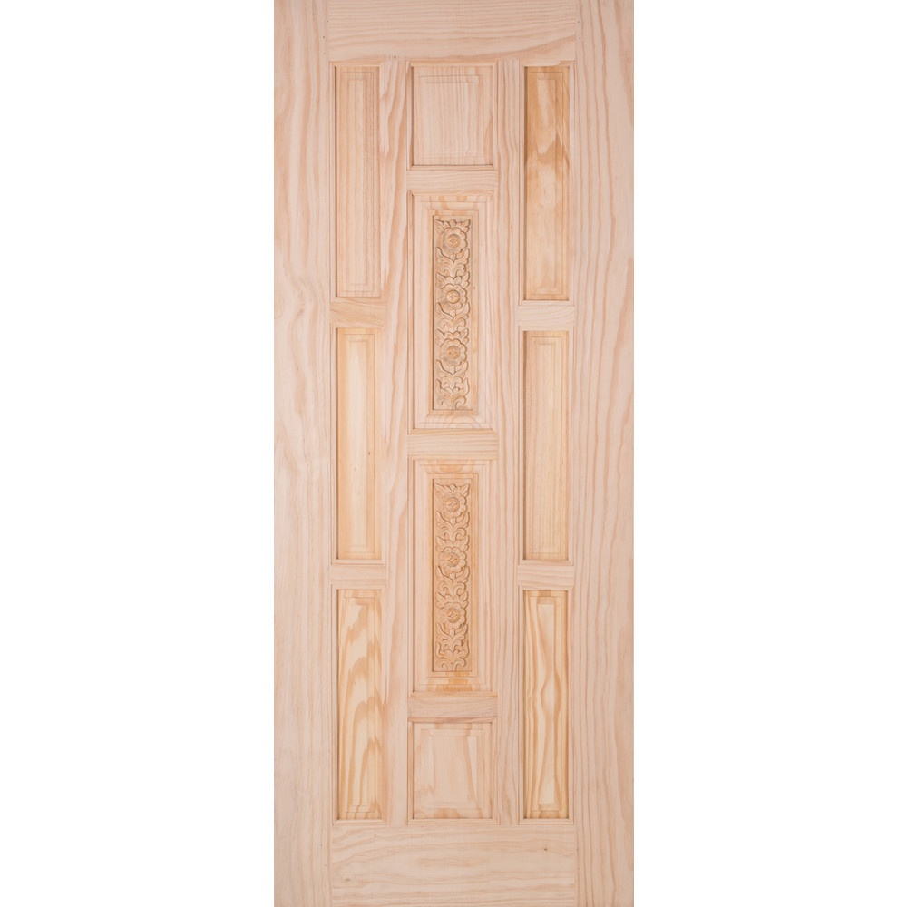 WINDOORS ประตูลวดลาย L120 สนNz 80x200
