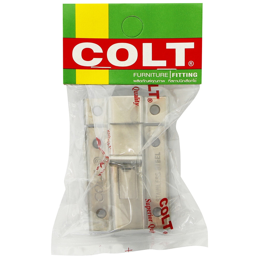 COLT กลอนห้องน้ำ รุ่น 500 ขนาด 2.5 นิ้ว สีสแตนเลส (แพ็ค 1)