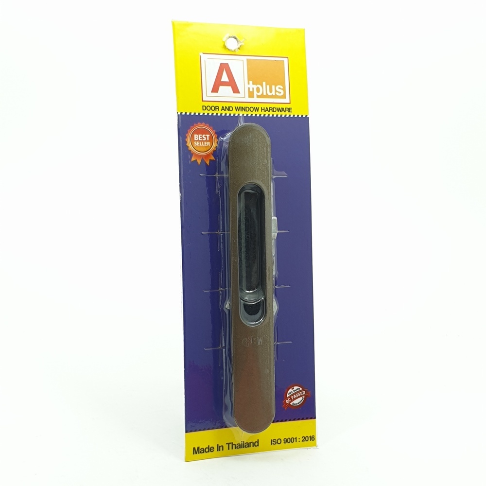A-PLUS มือจับ AUTOLOCK สีชา