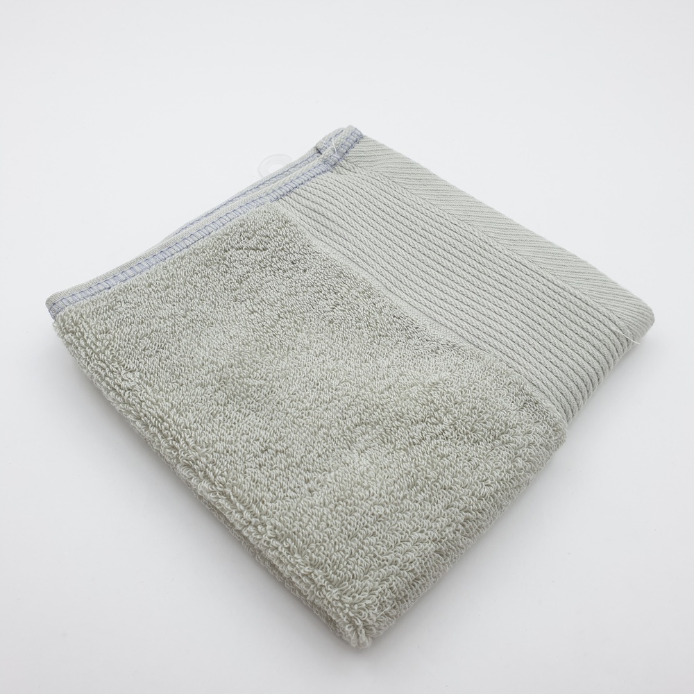 ผ้าขนหนูผ้าฝ้าย 34x34ซม.สีเทา Cozy GFF002-GR
