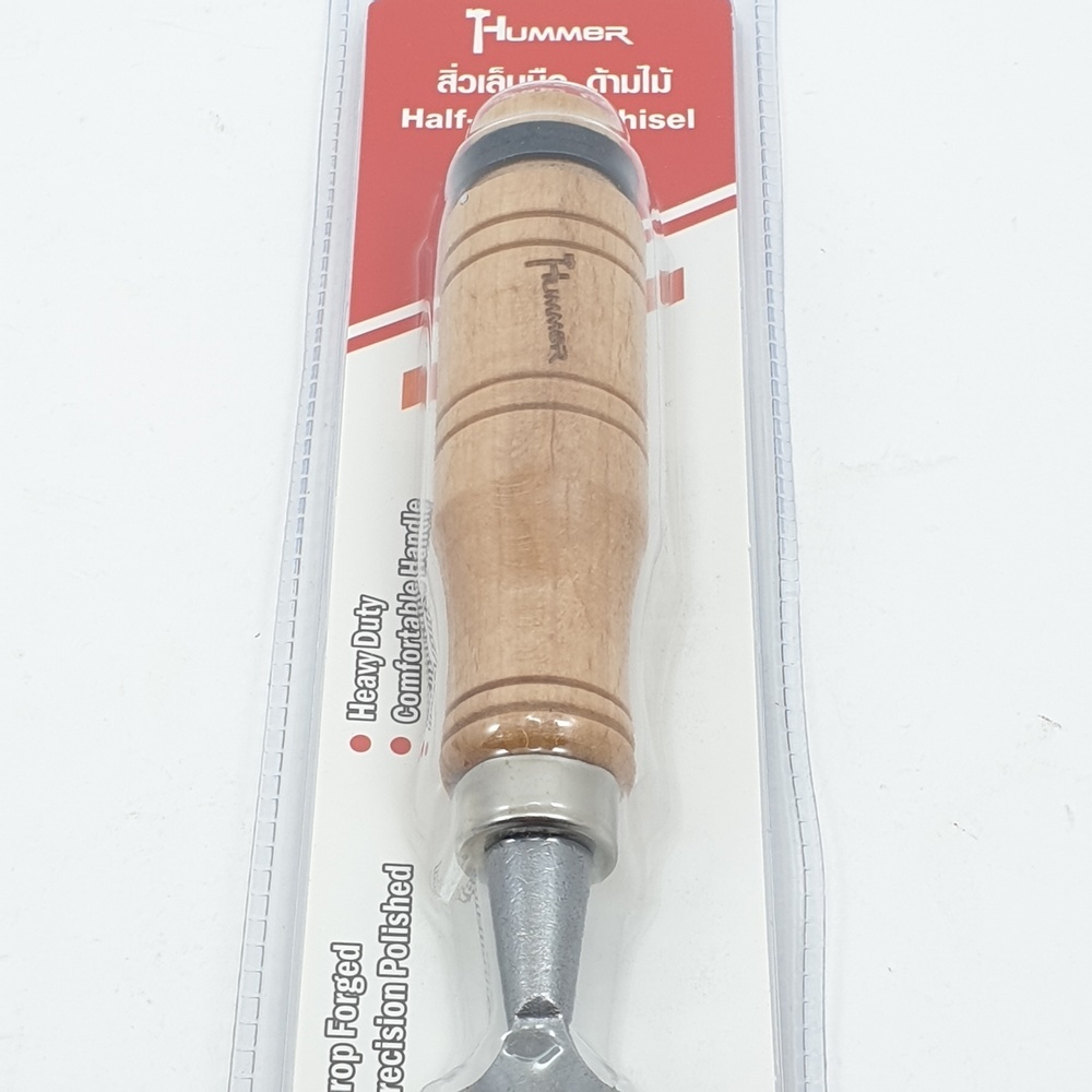 HUMMER สิ่วเล็บมือ ด้ามไม้ รุ่น SSM07 ขนาด 7/8"