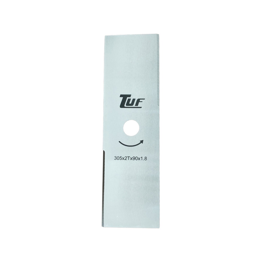 TUF ใบมีดตัดหญ้าทรงสีเหลี่ยม รุ่น YT-1152 ขนาด305x90x2มม.(12นิ้ว)สีขาว