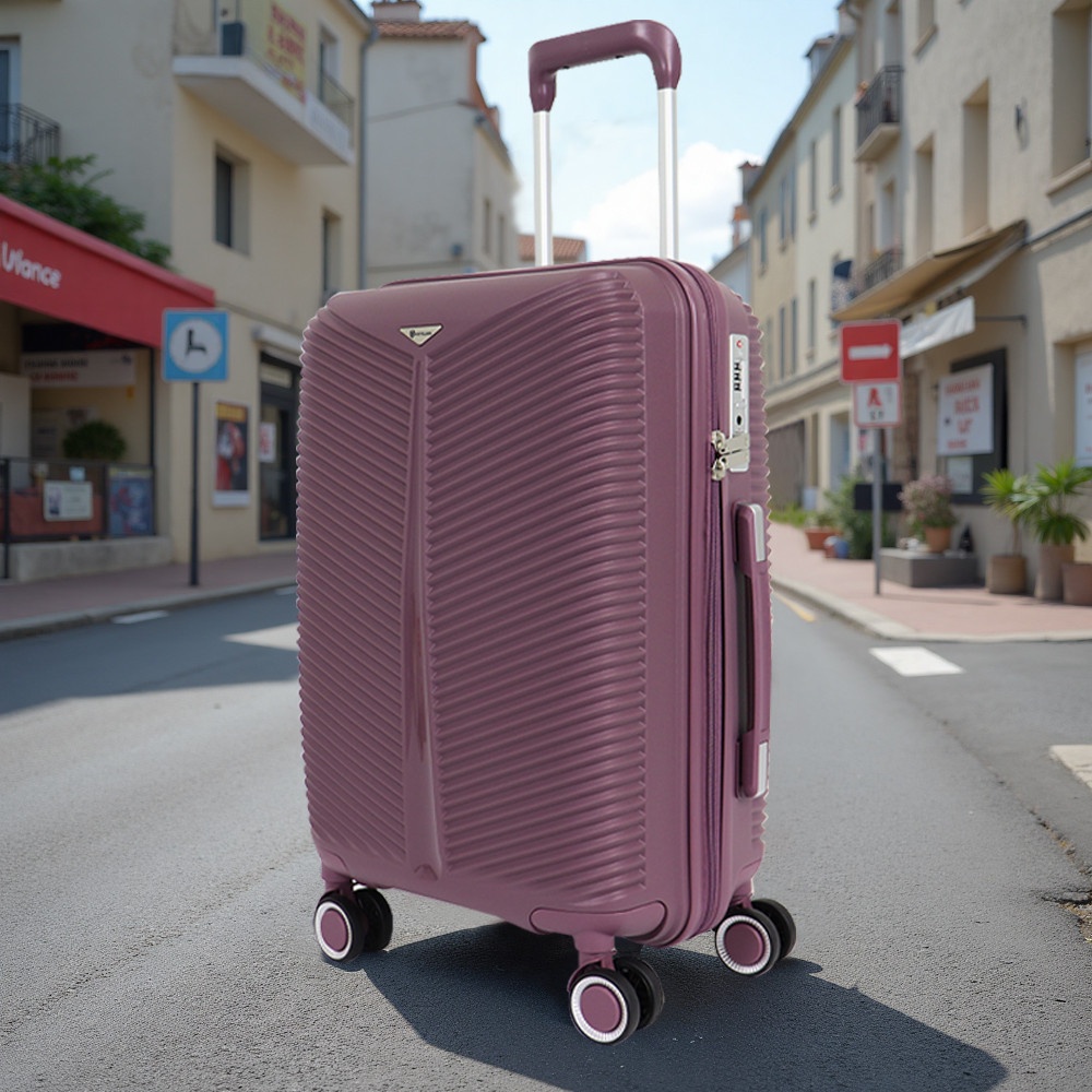 WETZLARS กระเป๋าเดินทาง ขนาด 24 นิ้ว รุ่น Summer-02 ขนาด 26x40.50x65 ซม. สีม่วงไวโอเล็ต