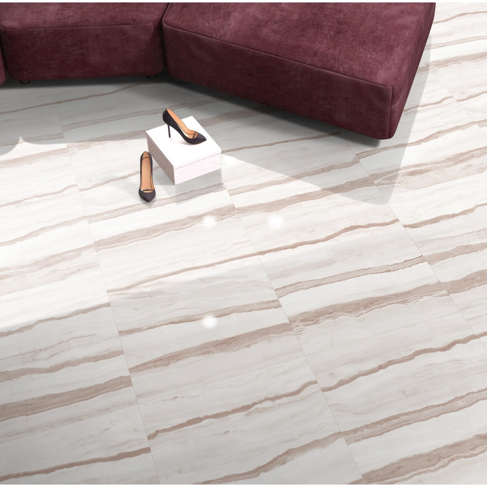 Marbella 60x60 กระเบื้องพอร์ซเลน รุ่น ไซนี่ สี Glazed Tile P6042 (4P) Random