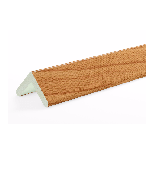 GREAT WOOD ไม้บัวครอบมุม PVC  FCN-0301B (CH01) 30x30x9x2700มม. สีสัก