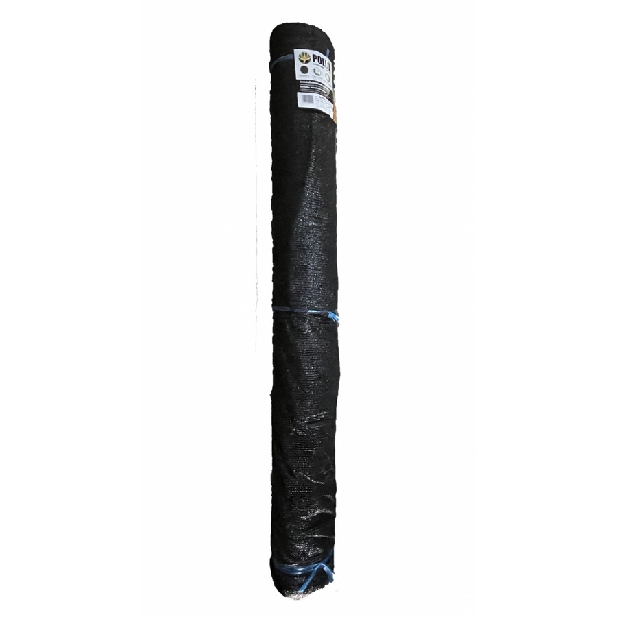 POLLO สแลน HDPE รุ่นSH3211-80 ขนาด2x100ม. 80%(สามเข็ม) สีดำ