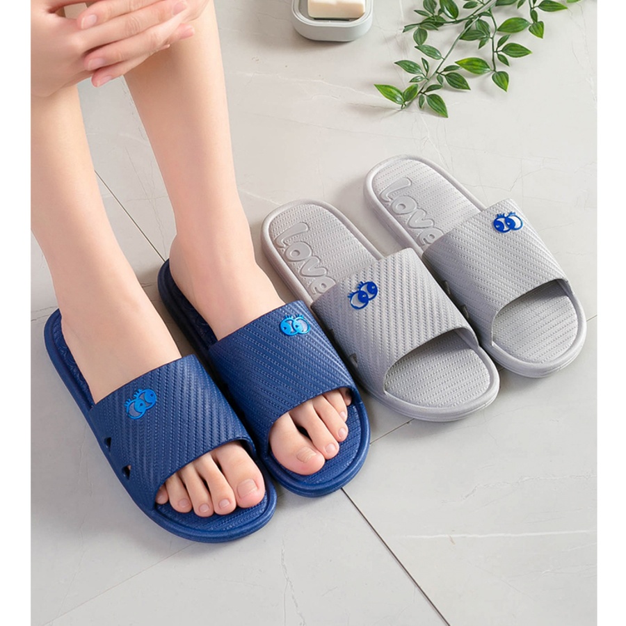 Primo รองเท้าแตะ PVC LX004-DKBL423 สีน้ำเงินเข้ม เบอร์ 42-43