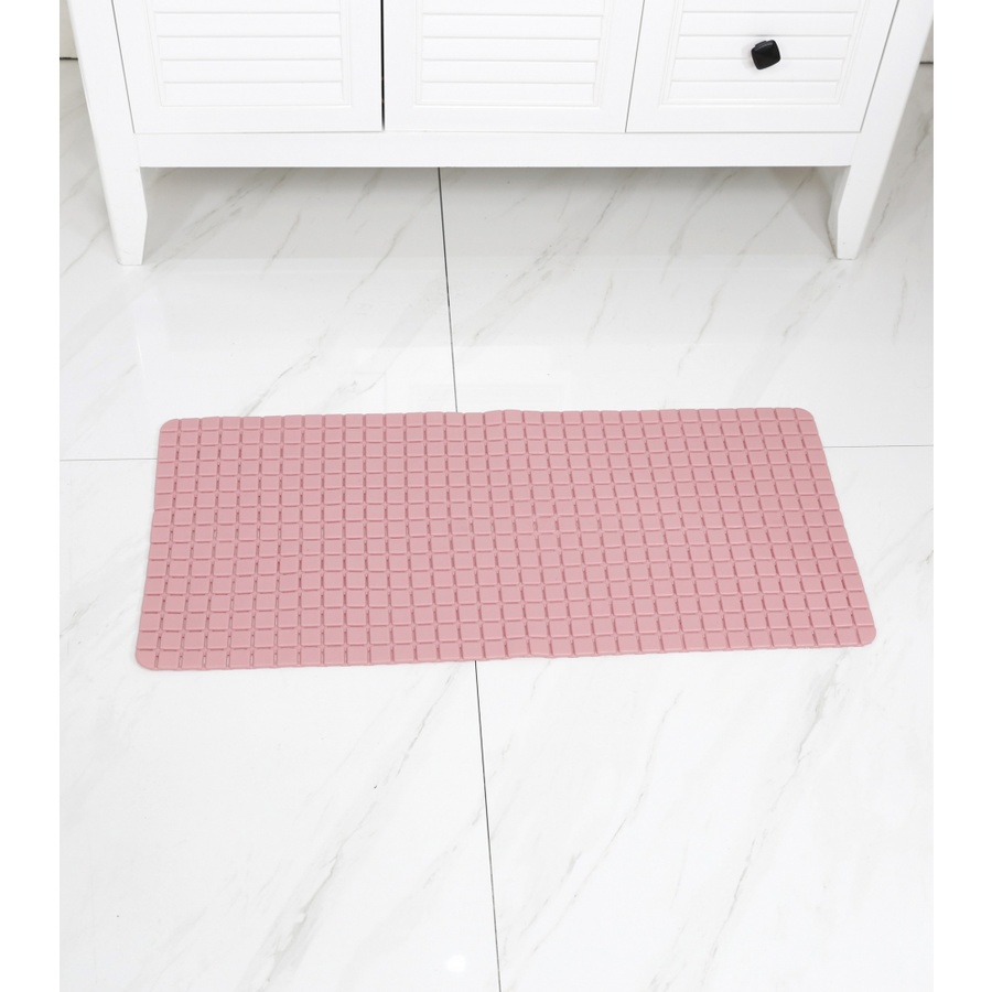 Primo พรมกันลื่นPVC รุ่น EDJJ05-PK ขนาด 35x78 ซม. สีชมพู