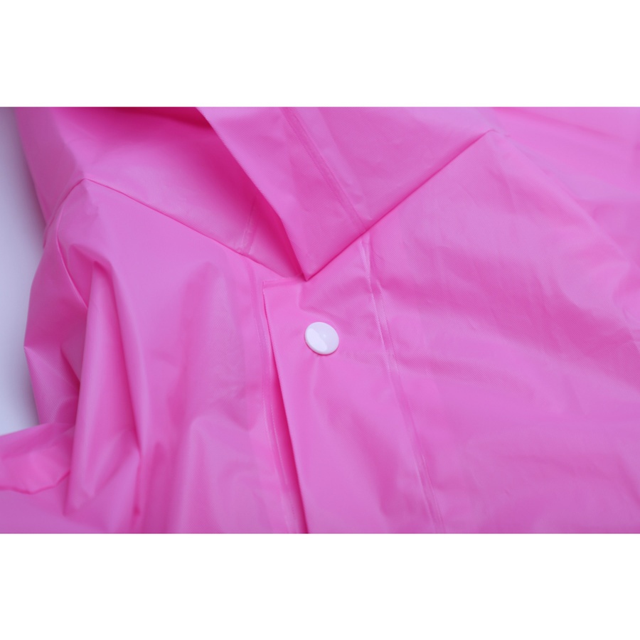 ชุดกันฝนพลาสติก EVA ไซส์ M รุ่น MJ018-PK สีชมพู สำหรับเด็ก 6-10ขวบ