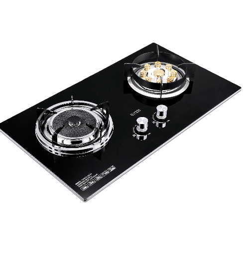 KOCH KITCHEN เตาแก๊สแบบฝังหน้ากระจก 2 หัวเตาผสม FUERTE KH-03
