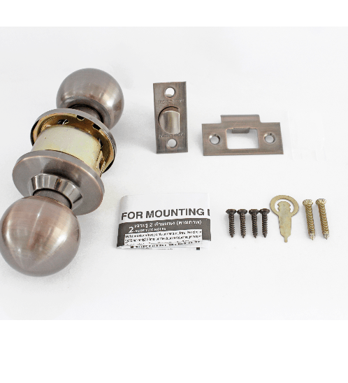 TORSTEN ลูกบิดทางผ่าน สเตนเลส-304 รุ่น 587 PS-AC สีทองแดงรมดำ