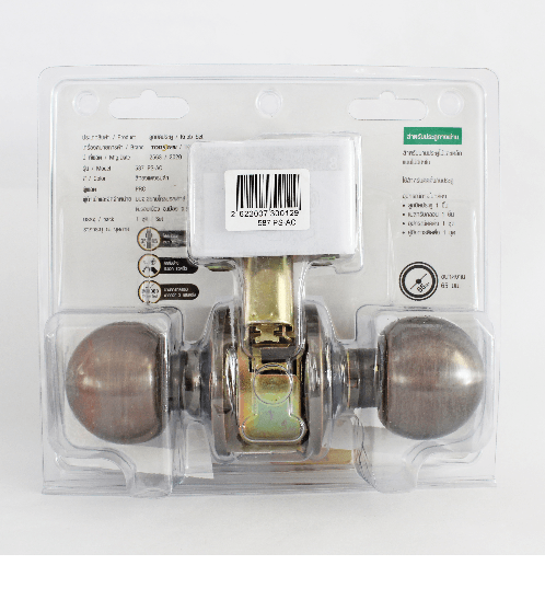 TORSTEN ลูกบิดทางผ่าน สเตนเลส-304 รุ่น 587 PS-AC สีทองแดงรมดำ