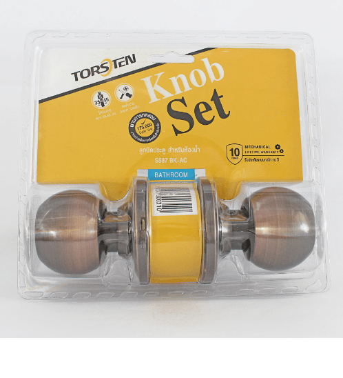TORSTEN ลูกบิดห้องน้ำ รุ่น TTJS587-AC สีทองแดงรมดำ