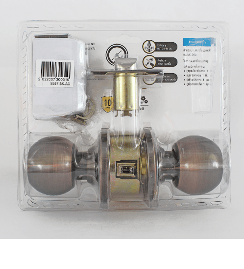 TORSTEN ลูกบิดห้องน้ำ รุ่น TTJS587-AC สีทองแดงรมดำ
