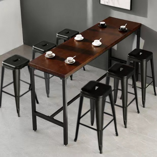 PULITO สตูลสูงเหล็ก รุ่น BC-015 ขนาด 43×40x76ซม. สีดำ