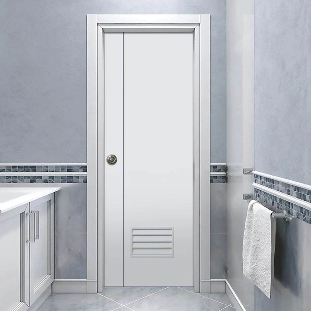 ECO-DOOR  ประตู UPVC เอ็กซ์ทรูชั่น  รุ่น XG2 ขนาด 70x200 ซม. สีขาว (เจาะ)
