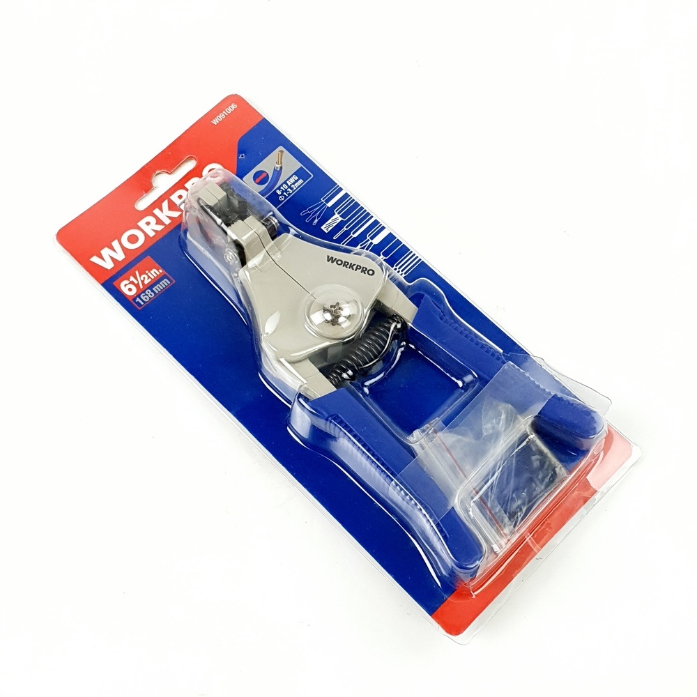 WORKPRO คีมย้ำสายไฟแบบAutomatic รุ่น W091006 6-1/2นิ้ว (168มม.)