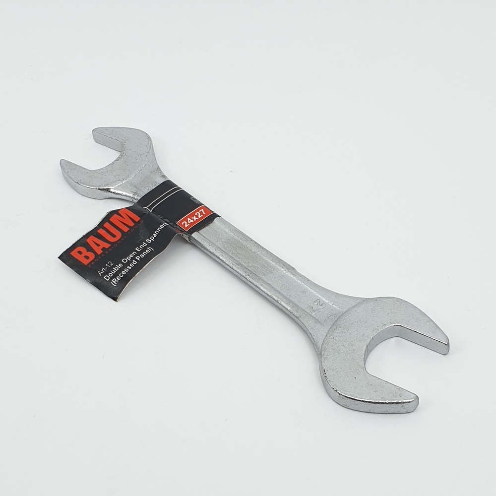 BAUM ประแจปากตาย  24X27mm. (Carbon-Steel)