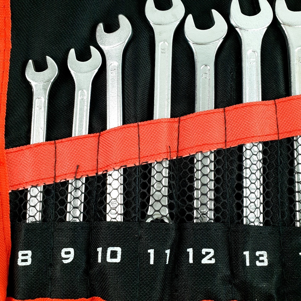 BAUM ชุดประแจแหวนข้างปากตาย  14 ตัว / ชุด (Carbon-Steel)
