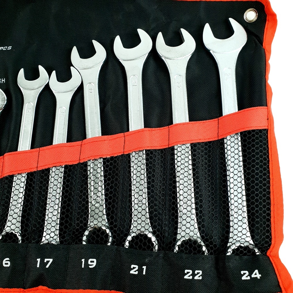 BAUM ชุดประแจแหวนข้างปากตาย  14 ตัว / ชุด (Carbon-Steel)