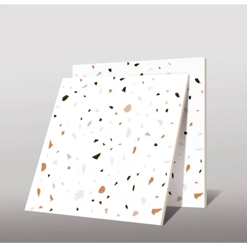 Marbella กระเบื้องเซรามิคปูพื้น 40X40 ซม. รุ่น แรนดอมสโตร์น คัลเลอร์ฟูล JMZ40205 Gloss (12P)