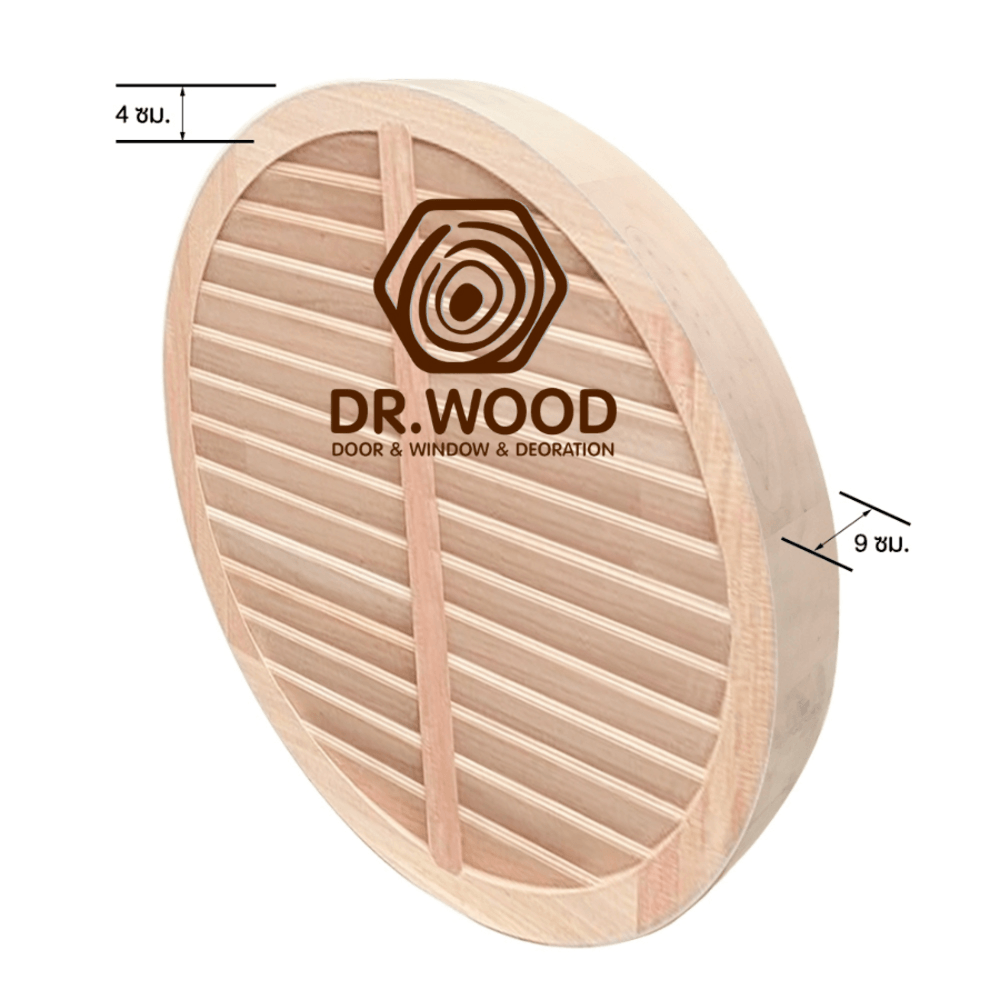 DR.WOOD จั่วช่องลมวงกลม รุ่น MM-02-K1-80 ขนาด 80 ซม.
