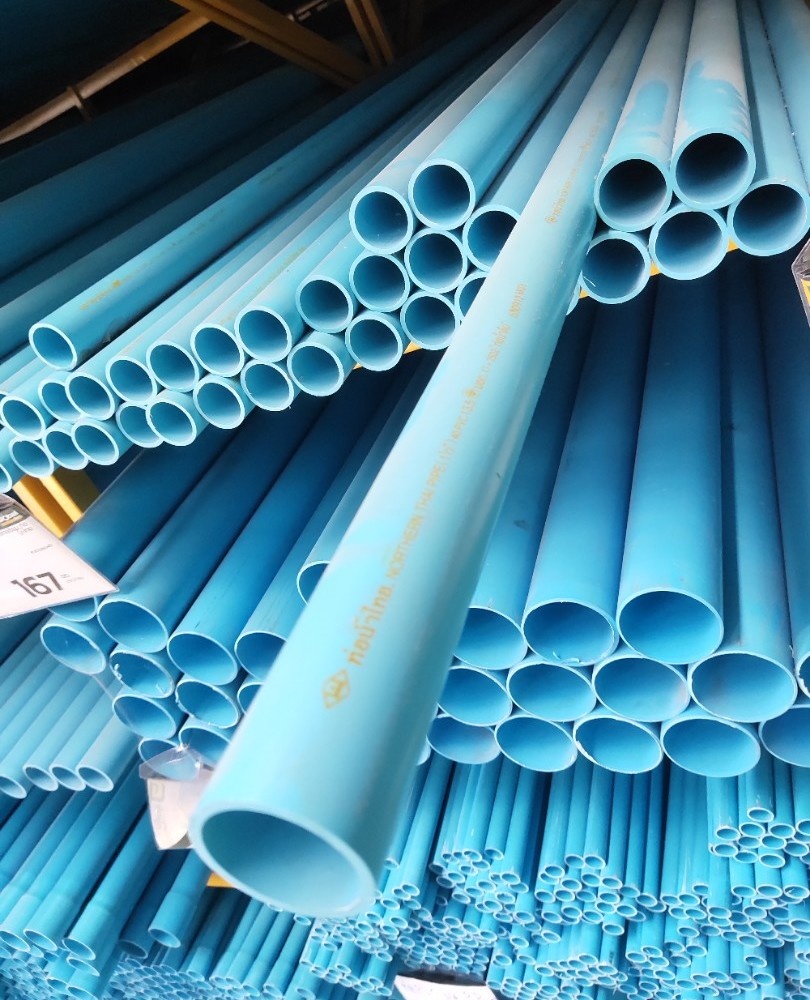 ท่อน้ำไทย ท่อพีวีซี 1 1/2"(40) ชั้น 13.5 ปลายเรียบ