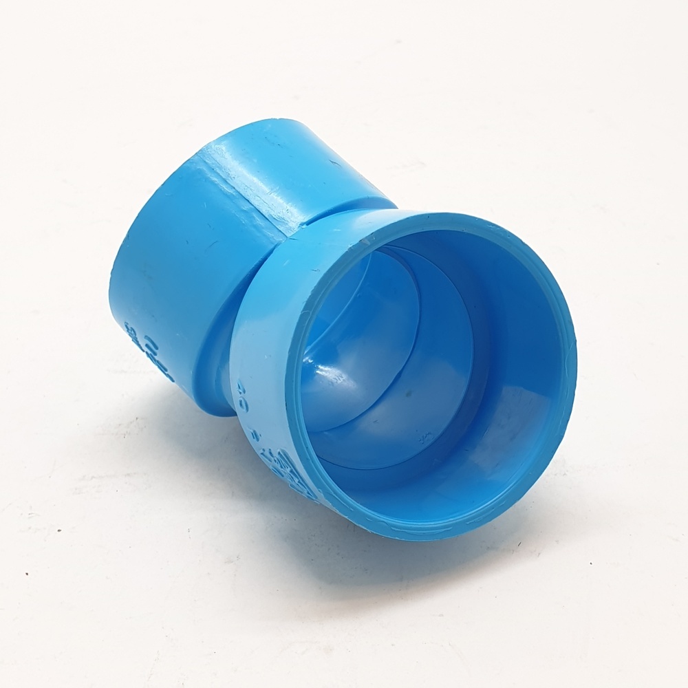 AAA ข้องอ 45 บาง 1 1/2"(40) ชั้น 8.5 สีฟ้า