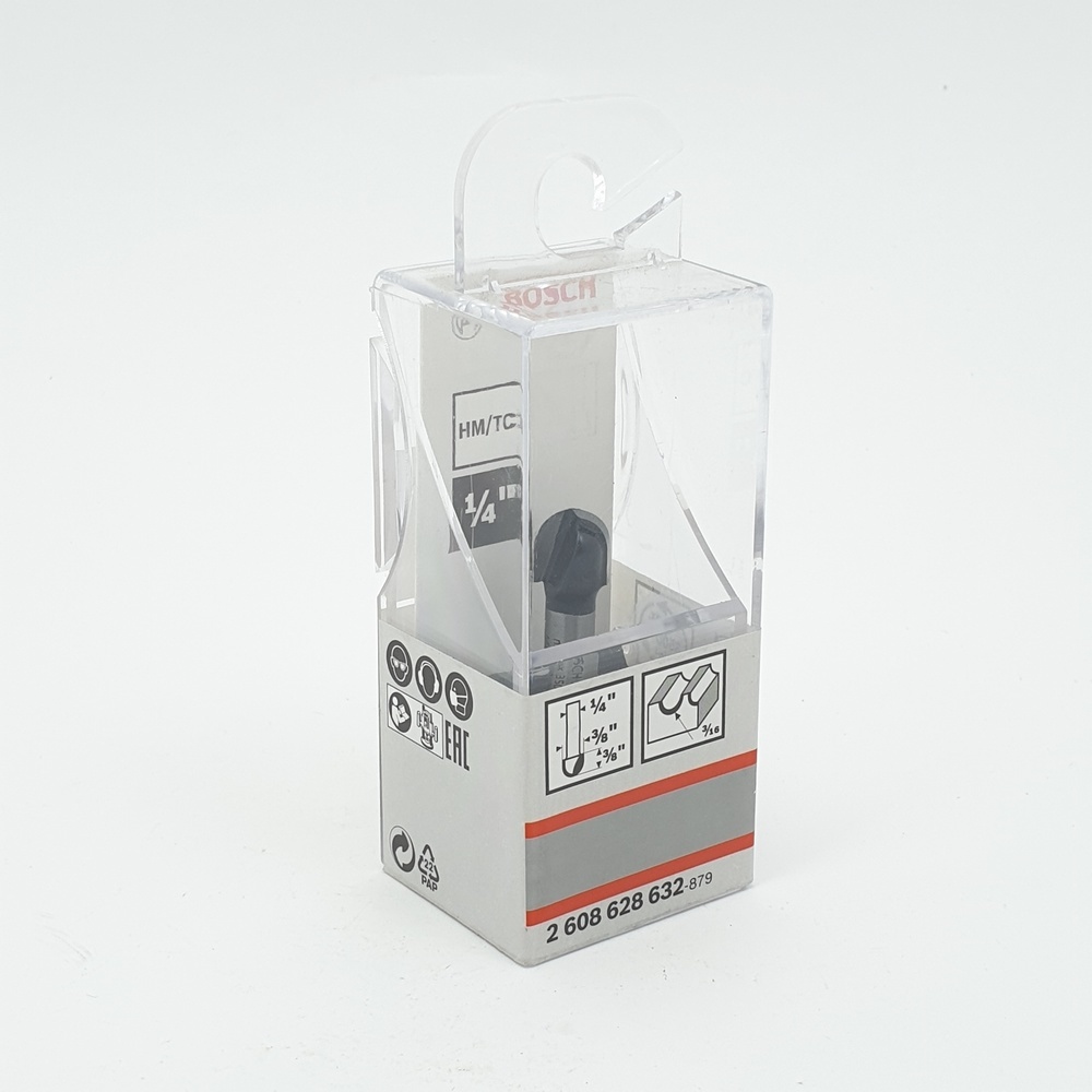 BOSCH ดอกเซาะแกน Dia 9.5mm 1/4" (3/8 X 3/8 X R3/16 X1 9/16) #632