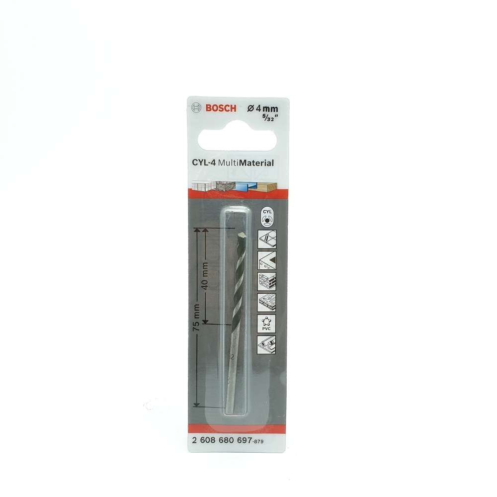 BOSCH ดอกเจาะอเนกประสงค์ก้านกลม CYL-4 : 4x40/70 มม.